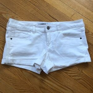 Express White Jean Shorts Sz 8